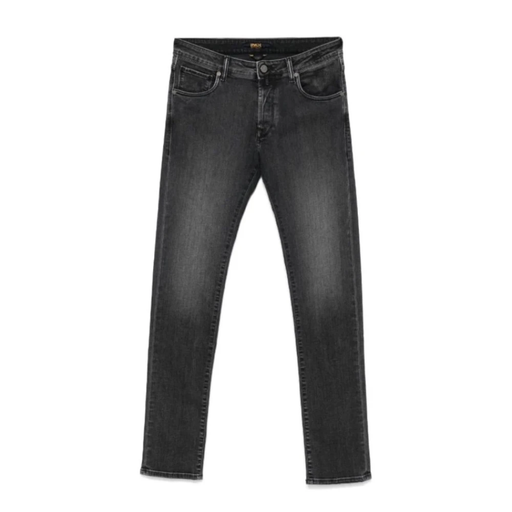 Incotex Blauwe Divisie Sartorial Denim Jeans Gray Heren