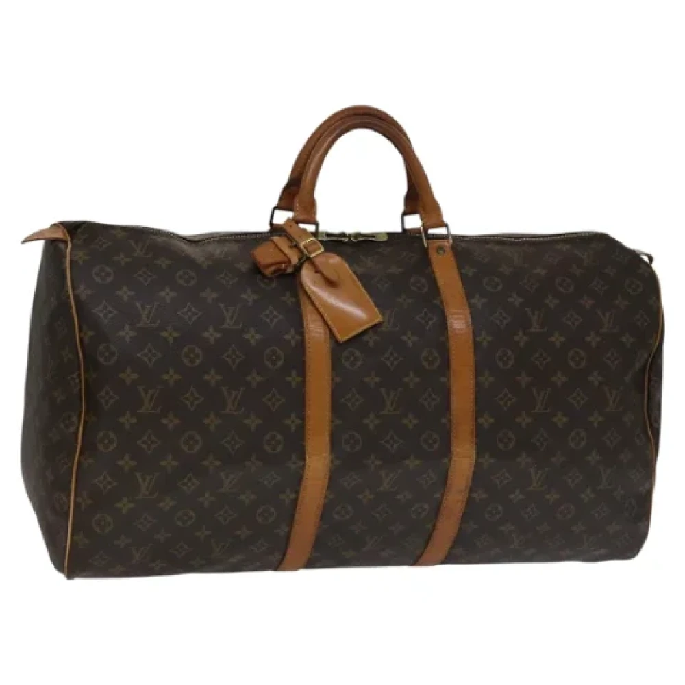 Louis Vuitton Vintage Pre-owned Canvas travel-bags Brown Dames