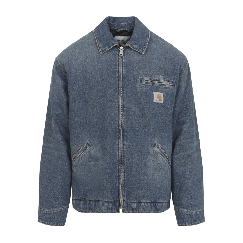 Carhartt Wip Men's Blue Denim Jackets, S, Og Detroit Jacket