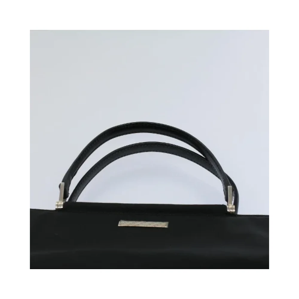Gucci Vintage Pre-owned Nylon handbags Black Dames
