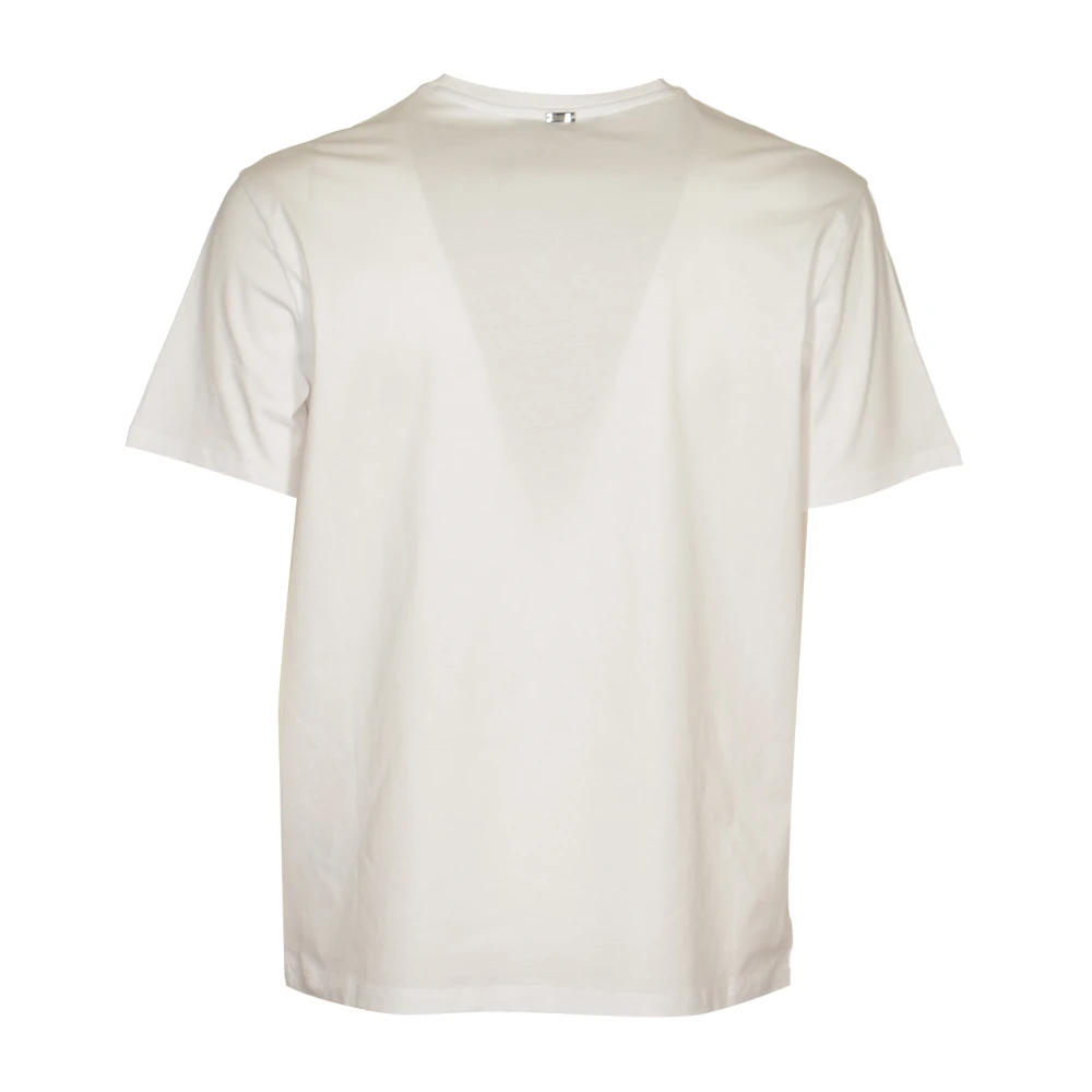 Herno Witte Compact Jersey T-shirts en Polos White Heren