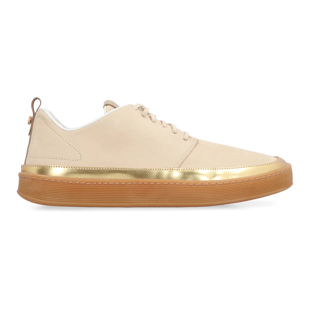 Volta Suede Sneakers met Ronde Neus unisex Schoenen Beige