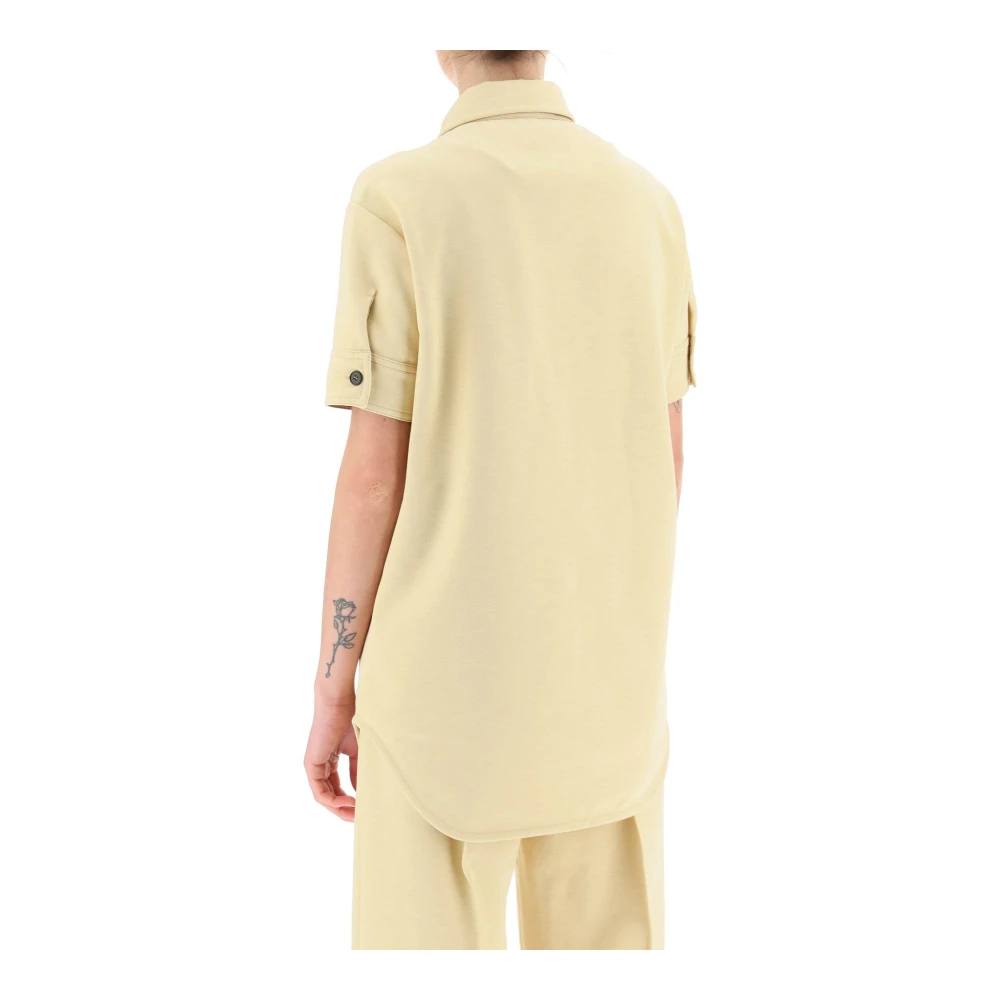 Jil Sander Polo Shirts Yellow Dames