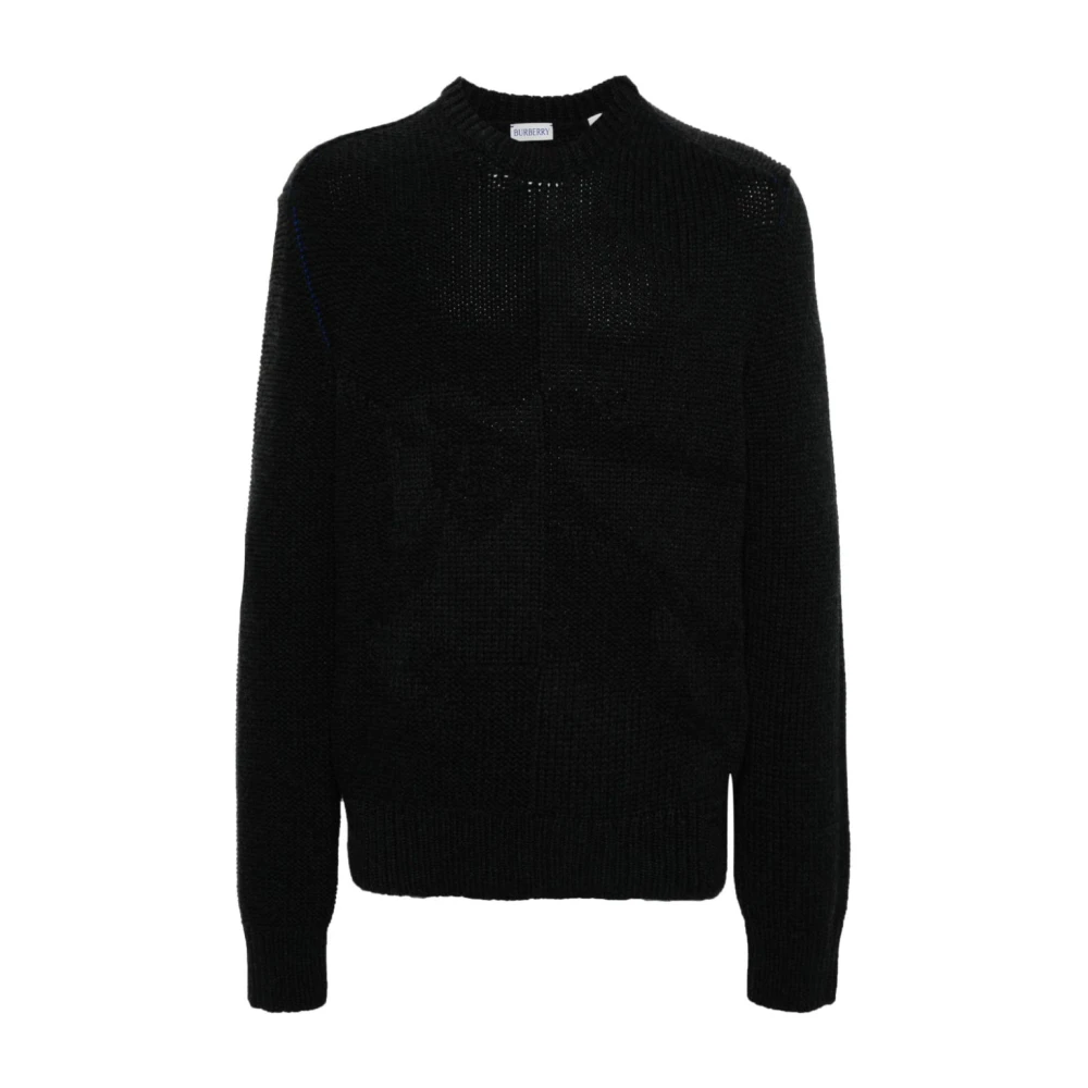 Burberry Lyxig Grå Cashmere Sweatshirt Aw24 Gray, Herr