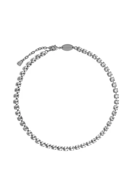 Metallhalsband med strass