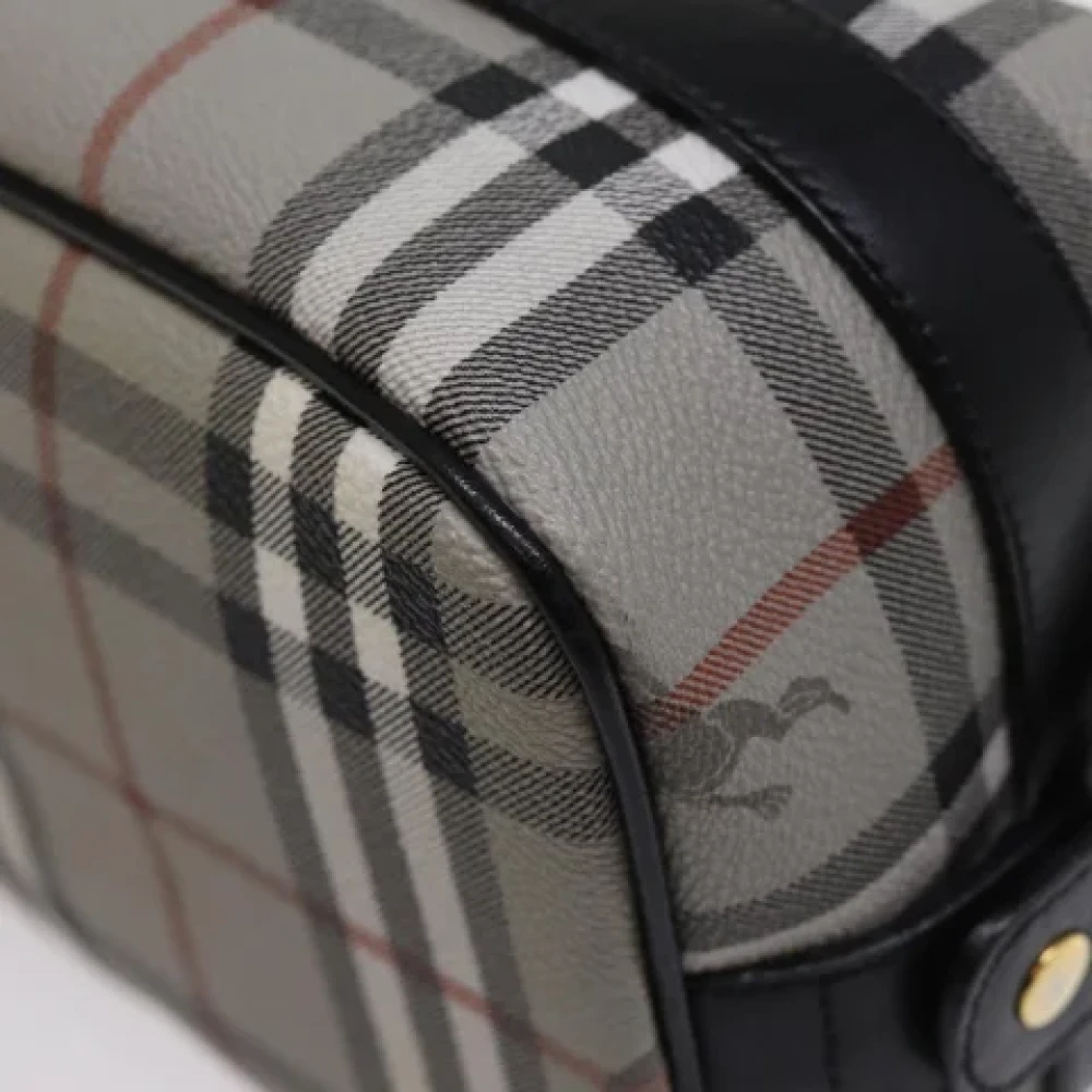Burberry Vintage Pre-owned Canvas clutches Gray Dames