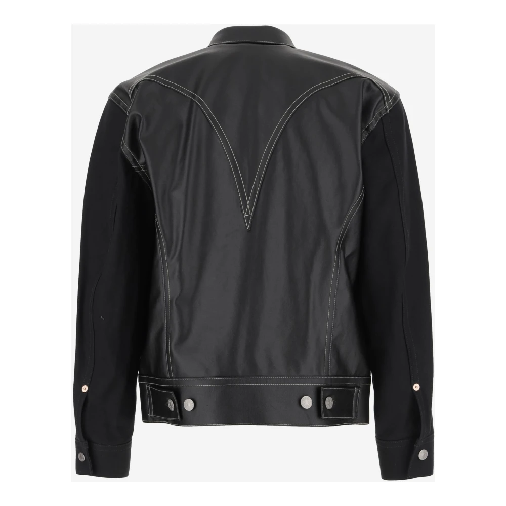 Junya Watanabe Zwarte Jassen voor Mannen Black Heren