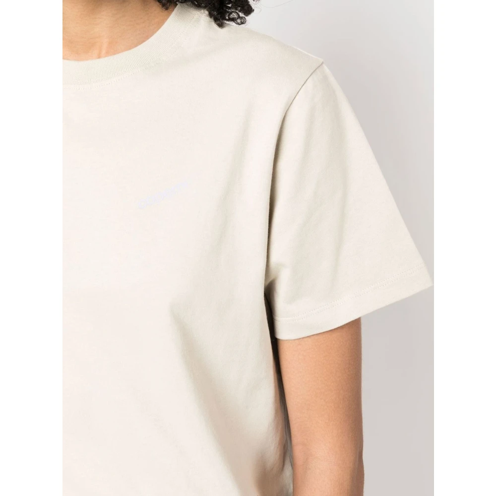 Coperni Logo Print Katoenen T-Shirt White Dames