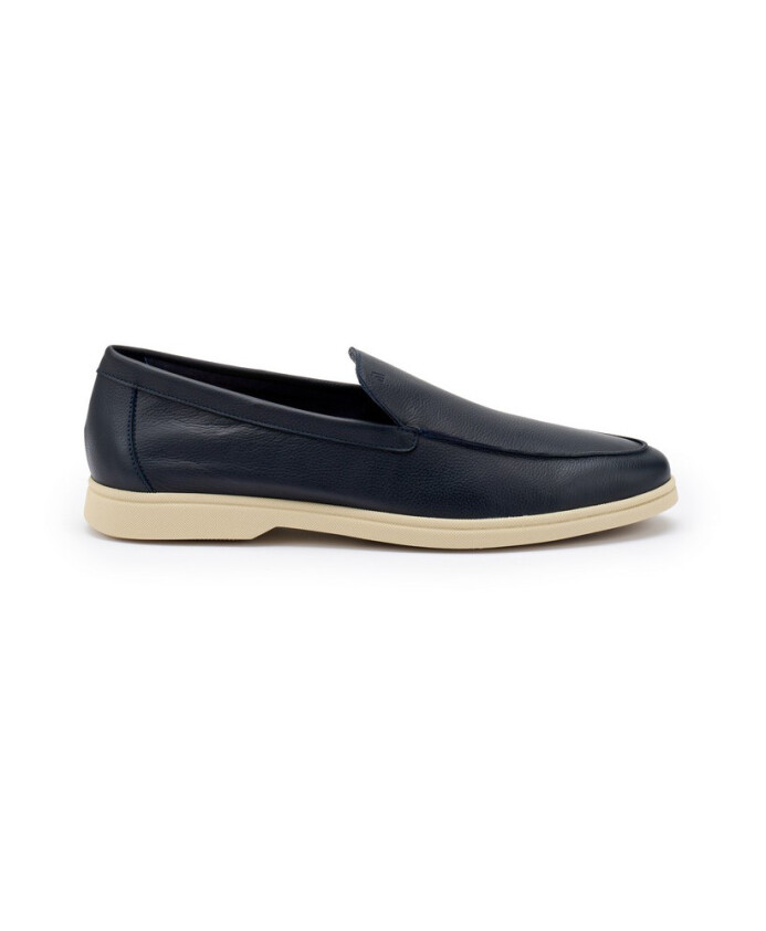 blauwe-leren-casual-loafers