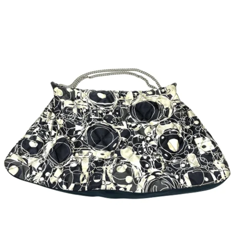 Chanel Vintage Pre-owned Fabric chanel-bags Black Dames
