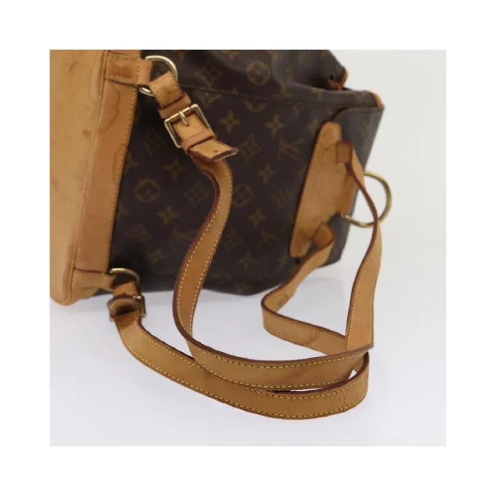 Louis Vuitton Vintage Pre-owned Canvas backpacks Brown Dames