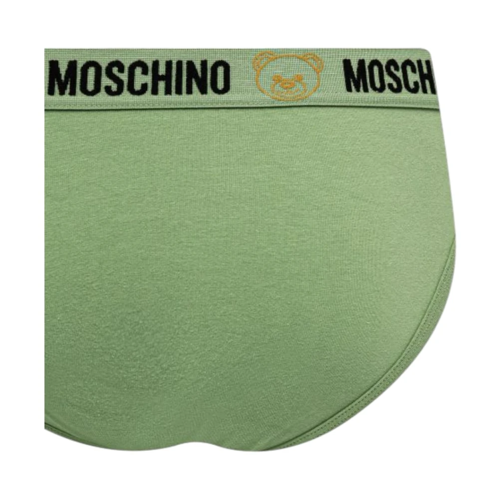 Moschino Zijden Slip Set Black Heren