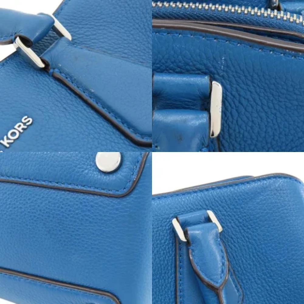 Michael Kors Pre-owned Leather handbags Blue Dames
