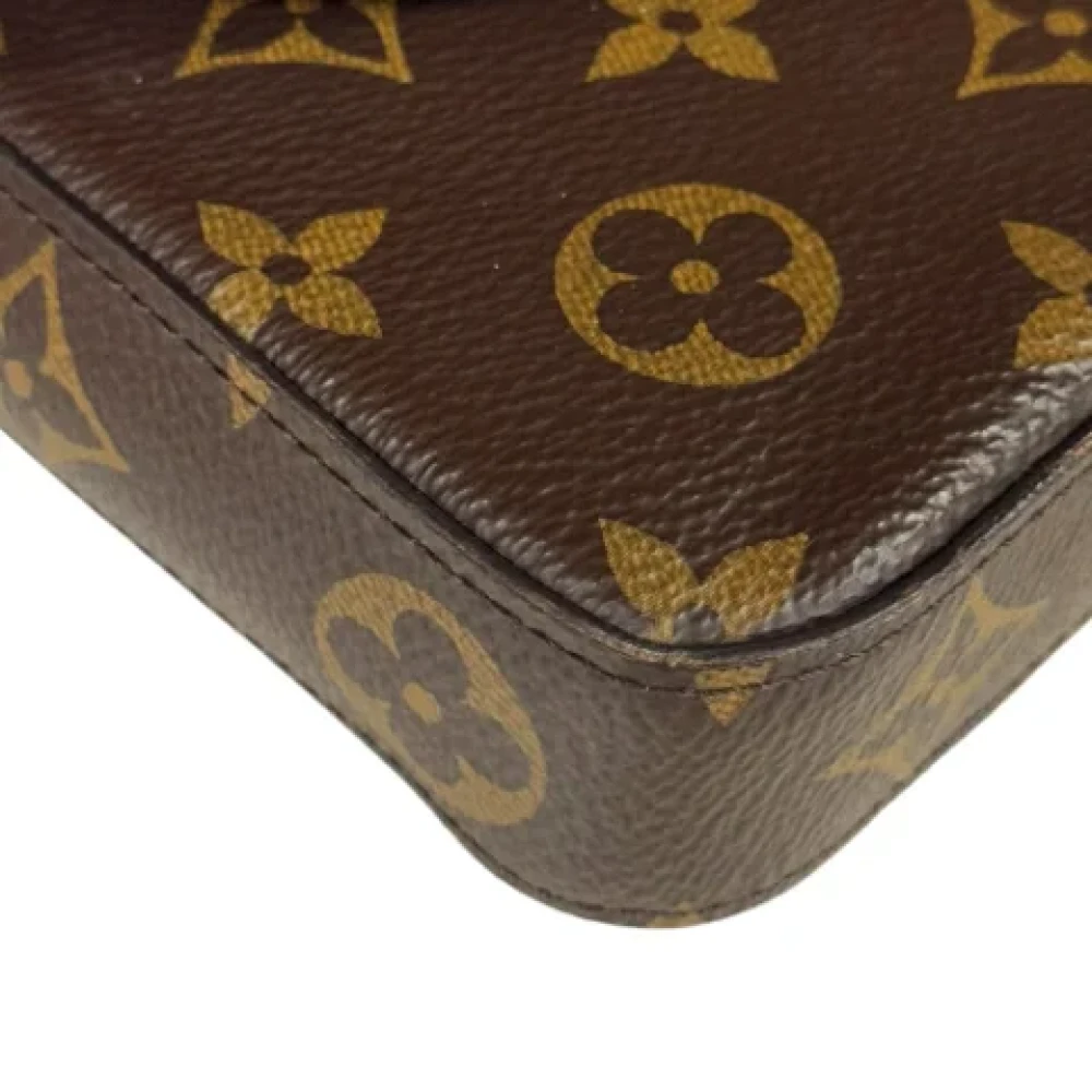 Louis Vuitton Vintage Pre-owned Canvas louis-vuitton-bags Brown Dames