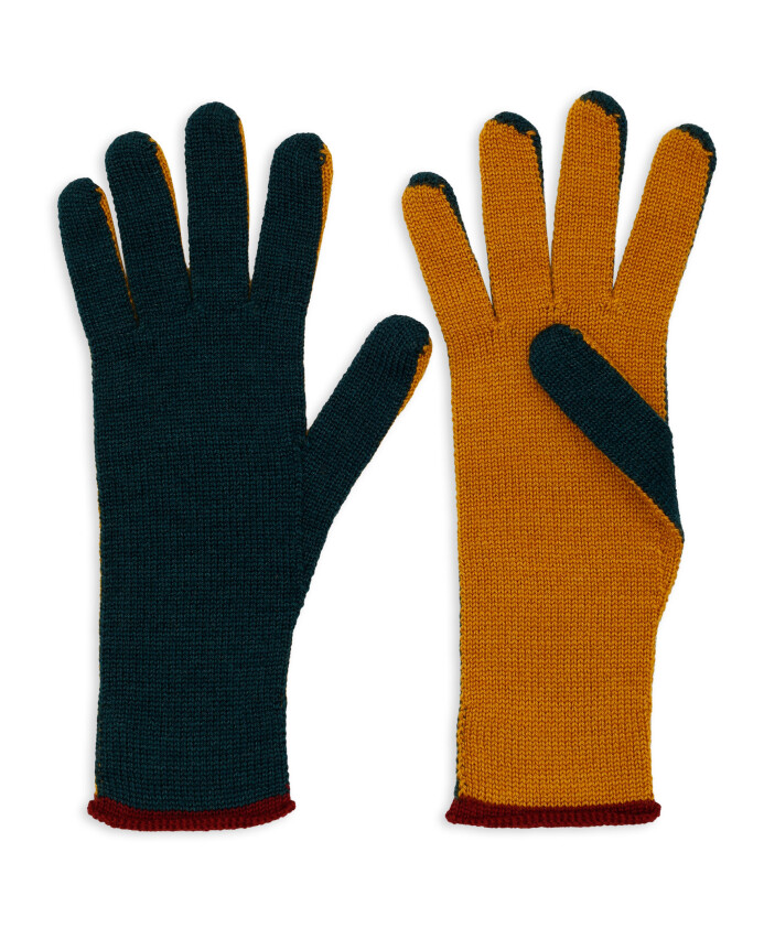 gants-vert-laine-soie-cachemire