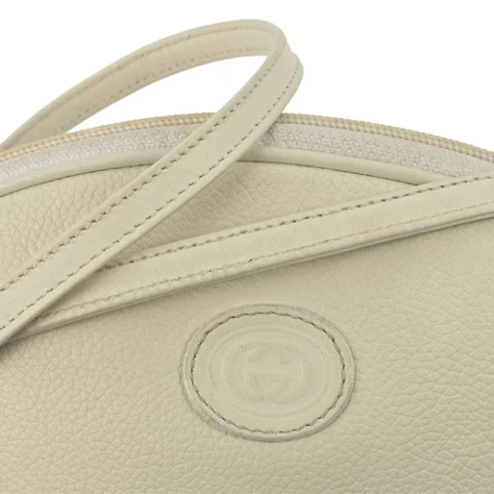 Gucci Vintage Pre-owned Leather shoulder-bags White Dames
