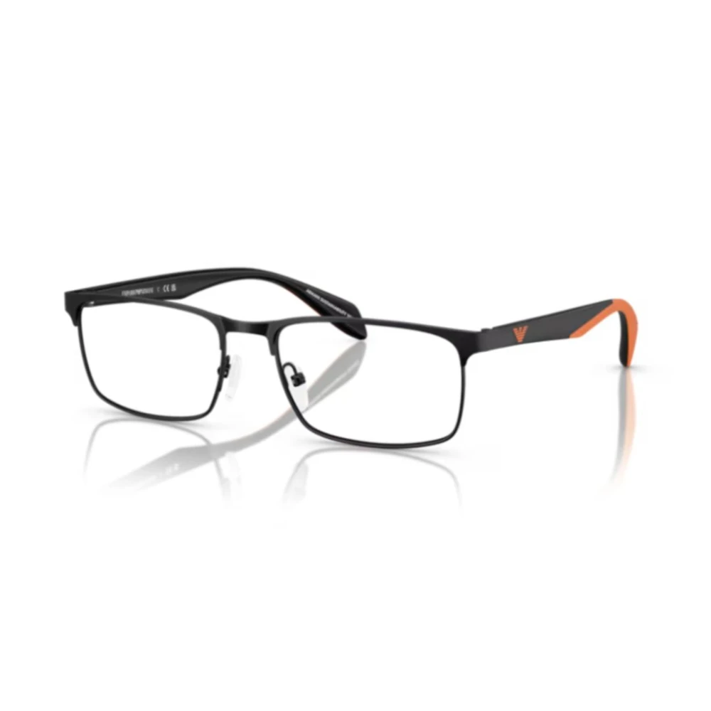 Emporio Armani Unisex Black Glasses, 56 Mm, 0Ea1149