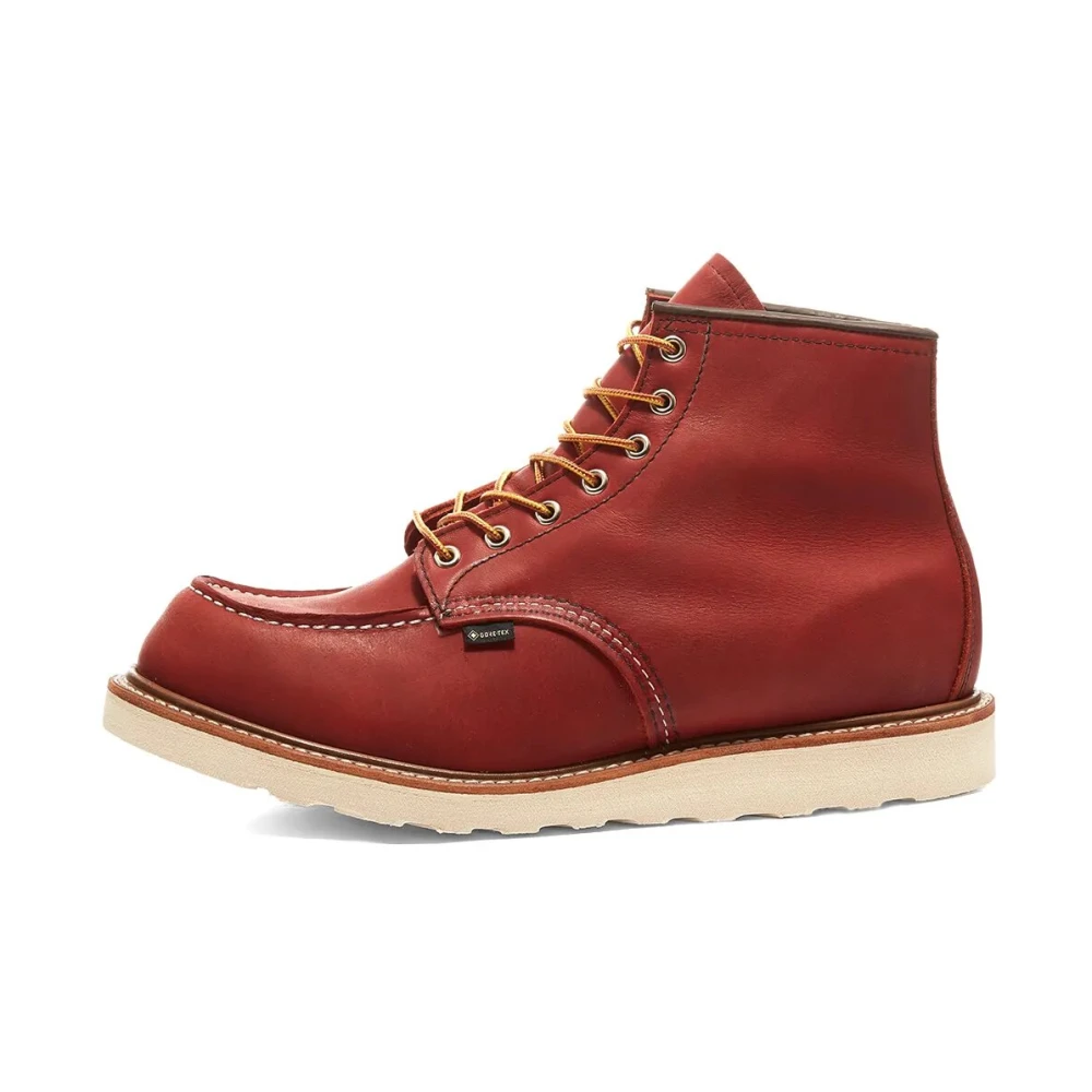 Red Wing Shoes Heritage Work Moc Toe Boot med Gore-Tex Brown, Herr