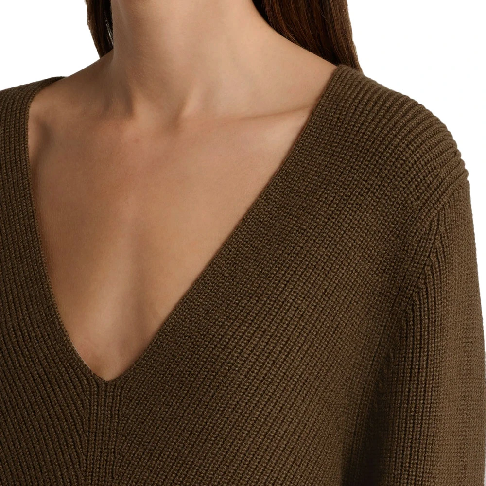 Hugo Boss Gebreide Trui Groen Green Dames