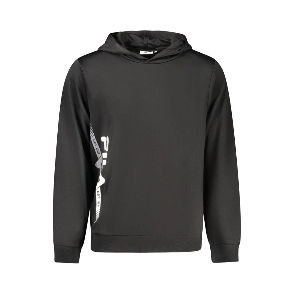 Fila Men's Black Hoodies, S, Hoodie