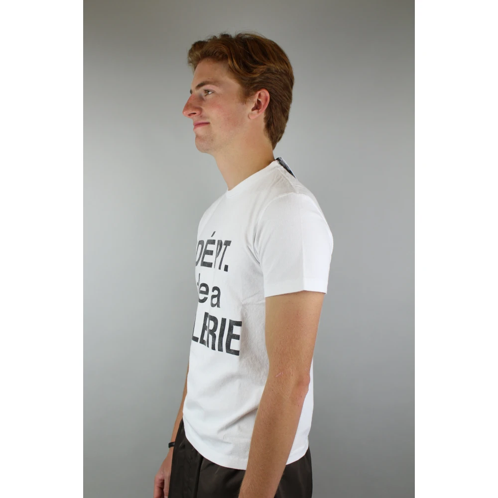 Gallery Dept. Klassieke Witte Tee met Artistiek Flair White Heren