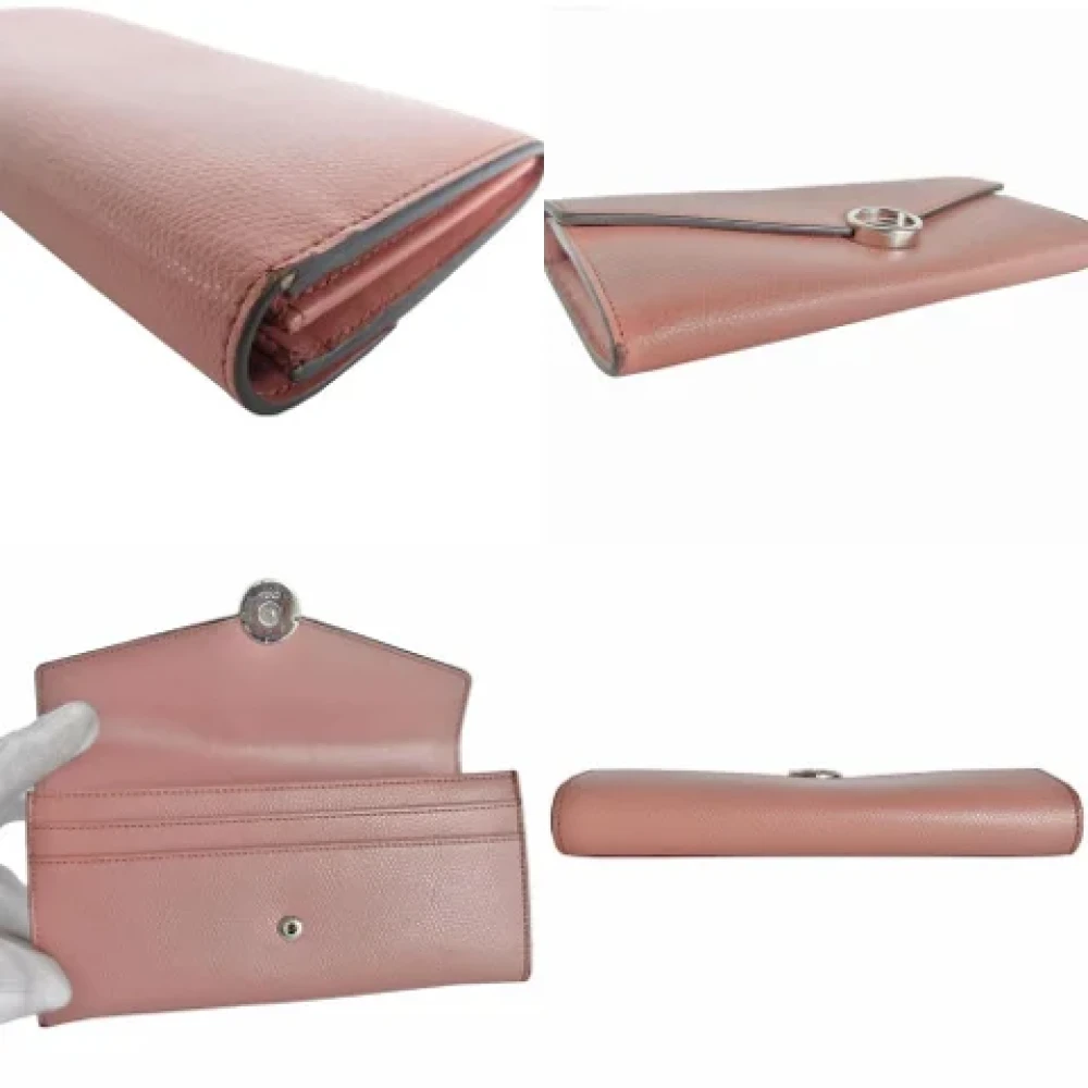Fendi Vintage Pre-owned Leather wallets Pink Dames