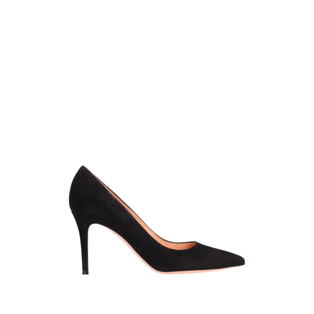 Gianvito Rossi Black Pumps, Female, 8 Uk, 85 Suede Pump