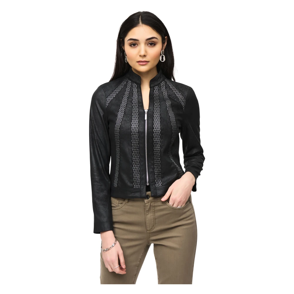 Joseph Ribkoff Stijlvolle Jas Black Dames