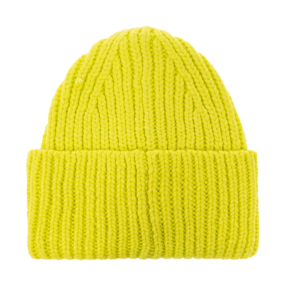 Ugg Beanie with logo patch Yellow Dames