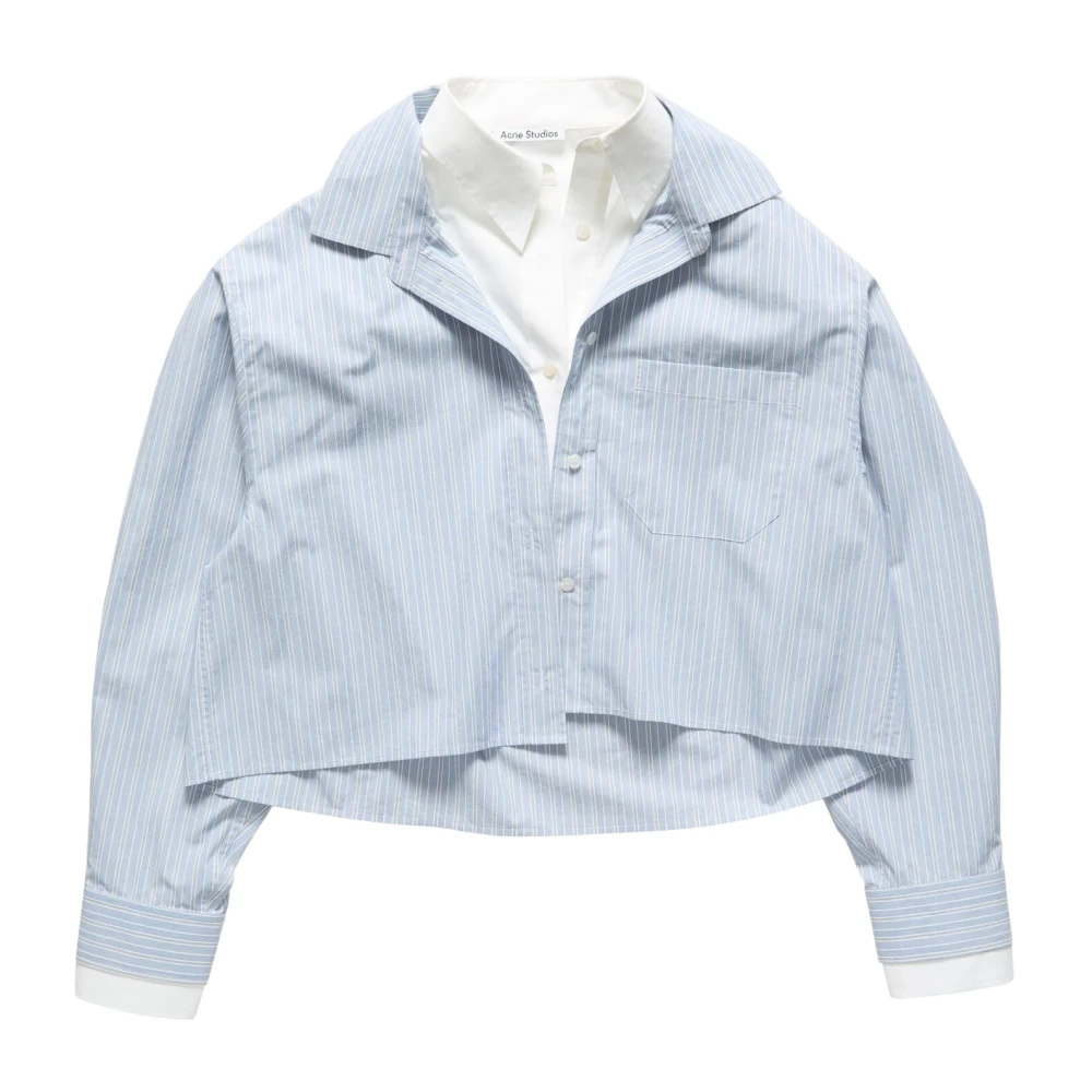 Acne Studios Donna Blu Camicette S, New,
