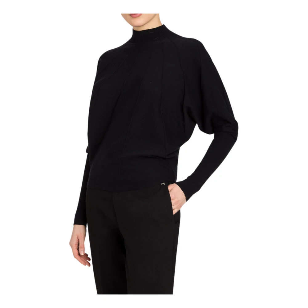Twinset Zwarte Sweater Aw24 Black Dames