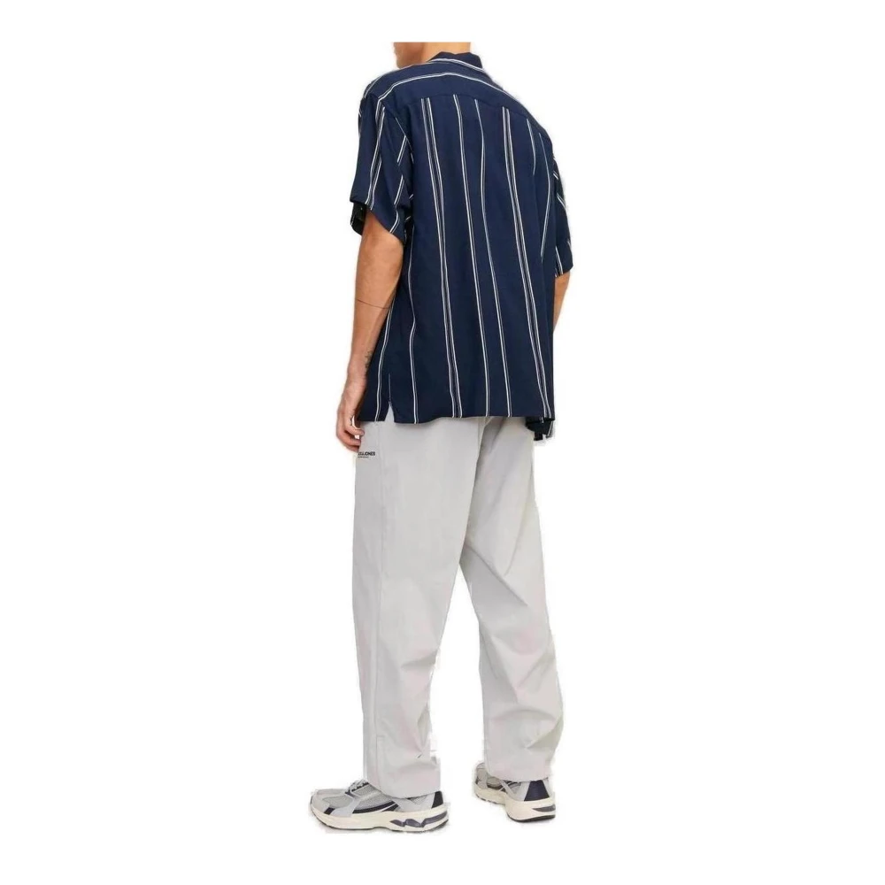 jack & jones Short Sleeve Shirts Blue Heren