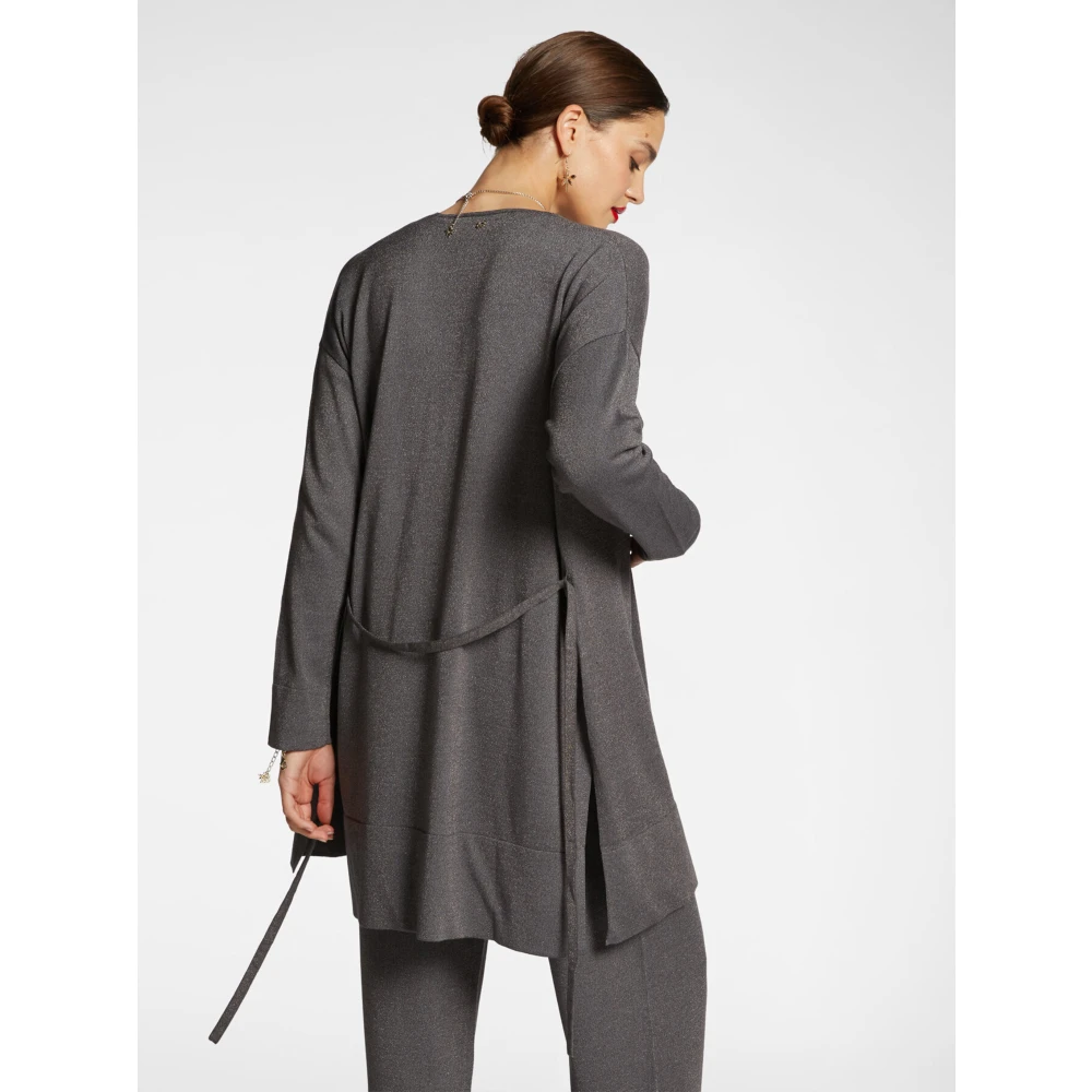 Elena Mirò Stijlvolle Maglia Top Gray Dames