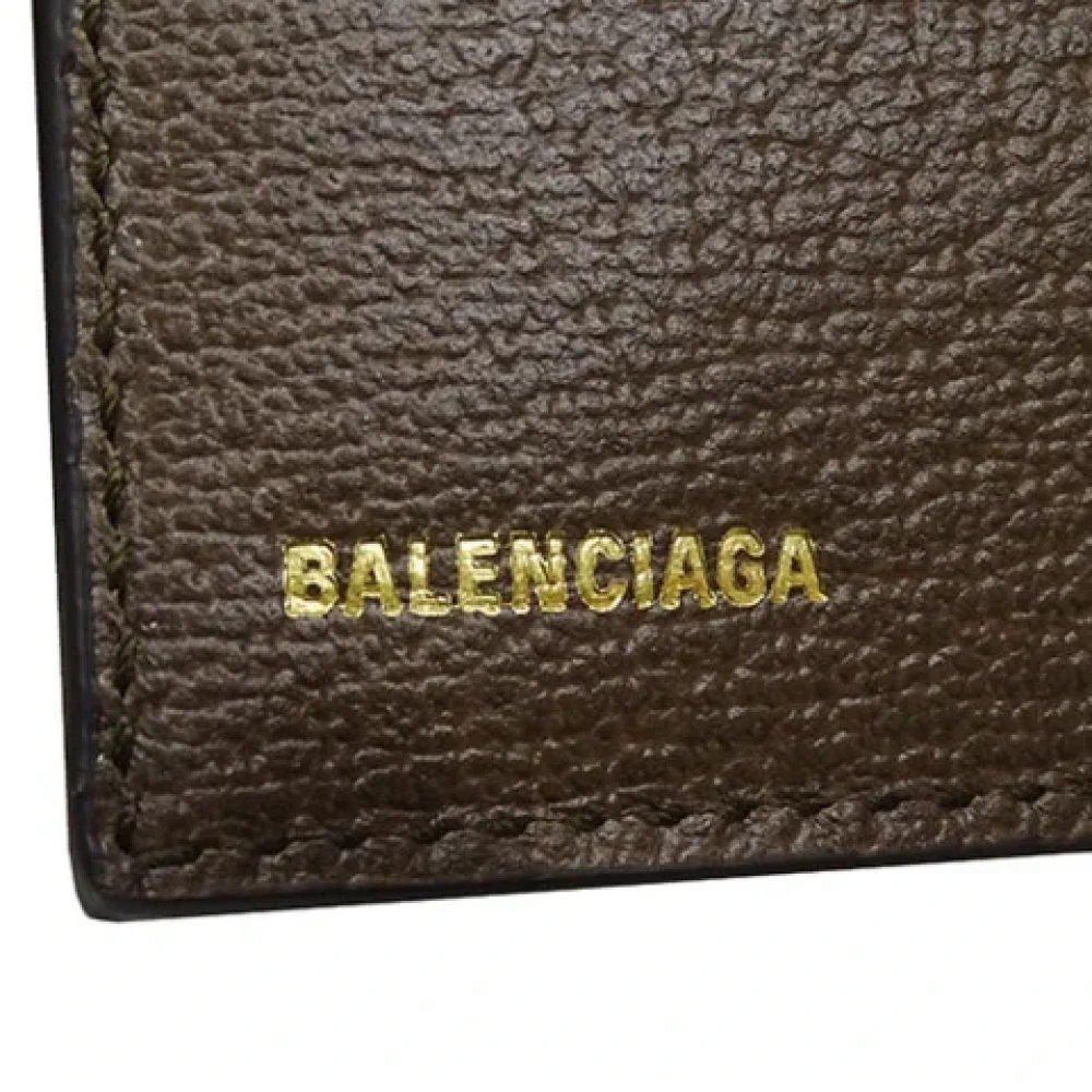 Balenciaga Vintage Pre-owned Canvas wallets Beige Unisex