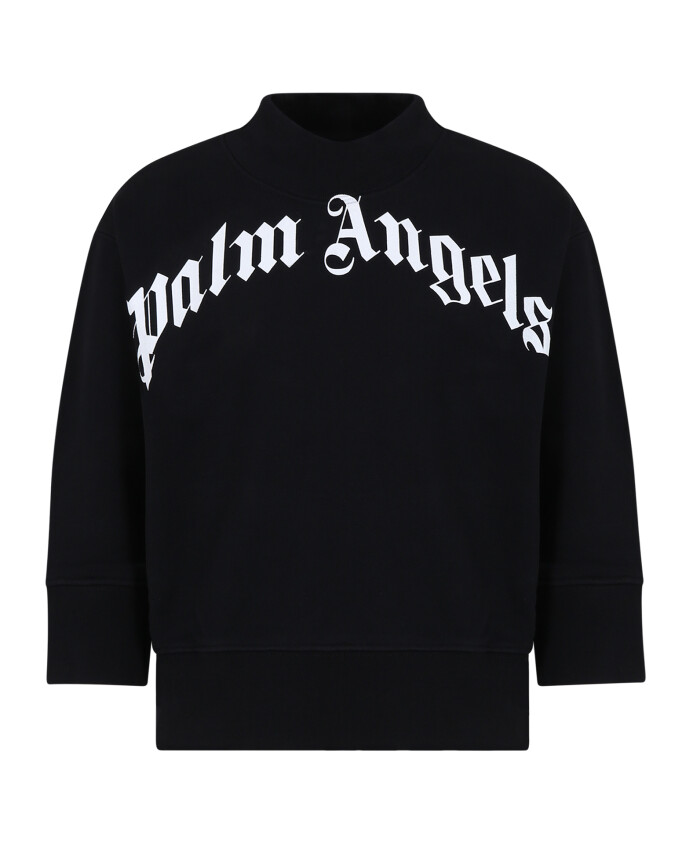 sweatshirt-noir-en-coton-brosse-avec-logo