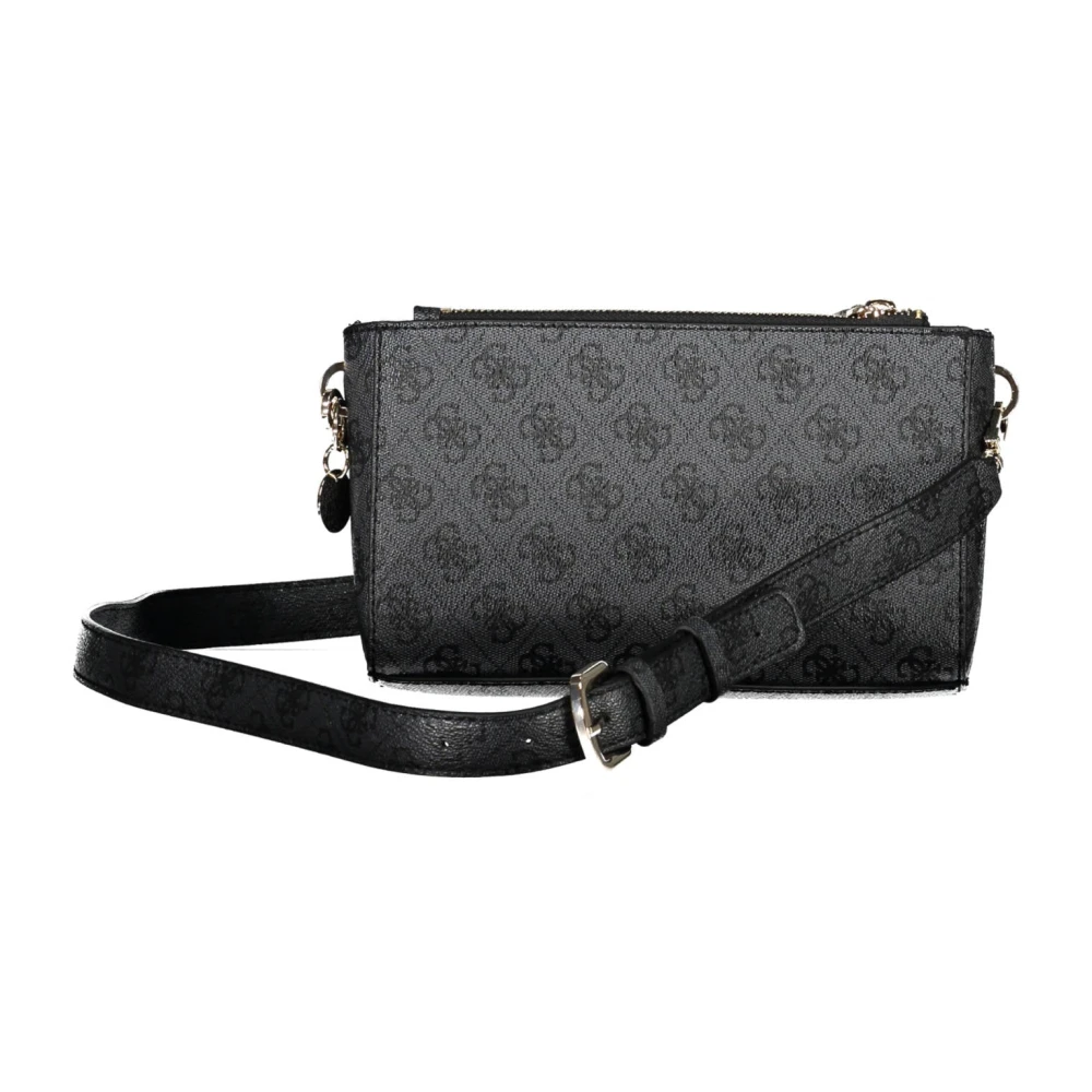 Guess Zwarte dames schoudertas met rits Black Dames