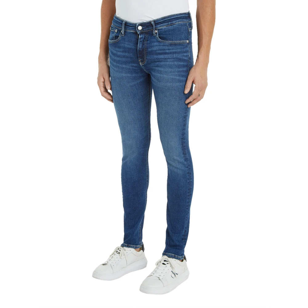 Calvin Klein Skinny Basic Jeans Blue Heren