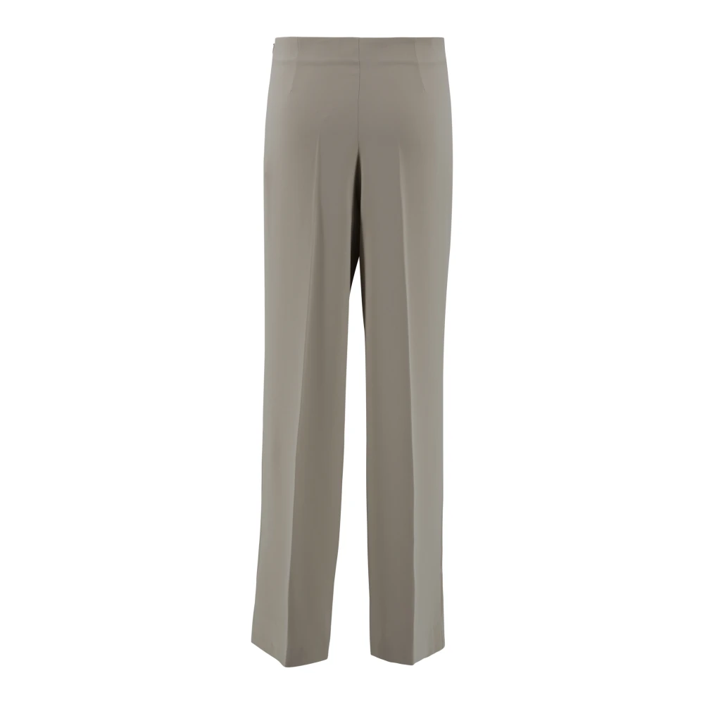 P.a.r.o.s.h. Op Maat Gemaakte Zandkleurige Broek met Verborgen Rits Beige Dames