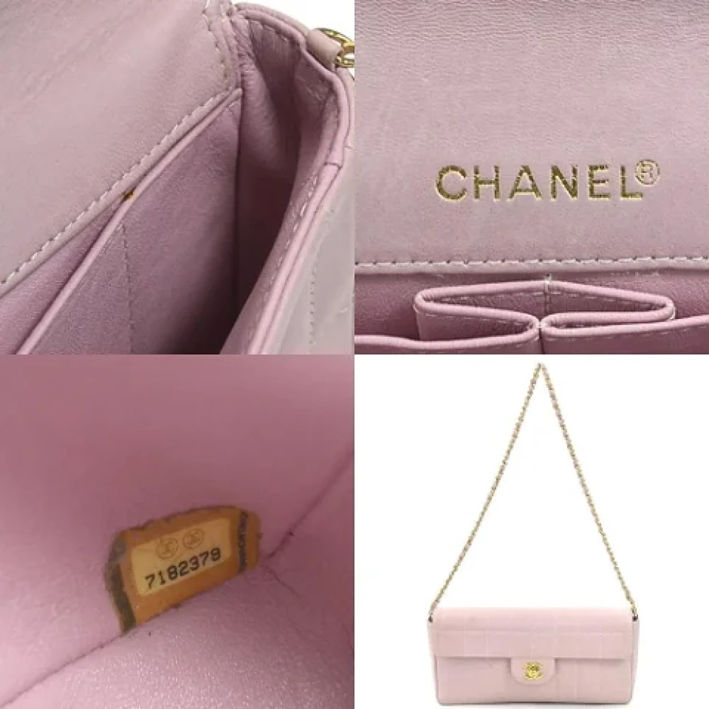 Chanel Vintage Pre-owned Fabric chanel-bags Pink Dames