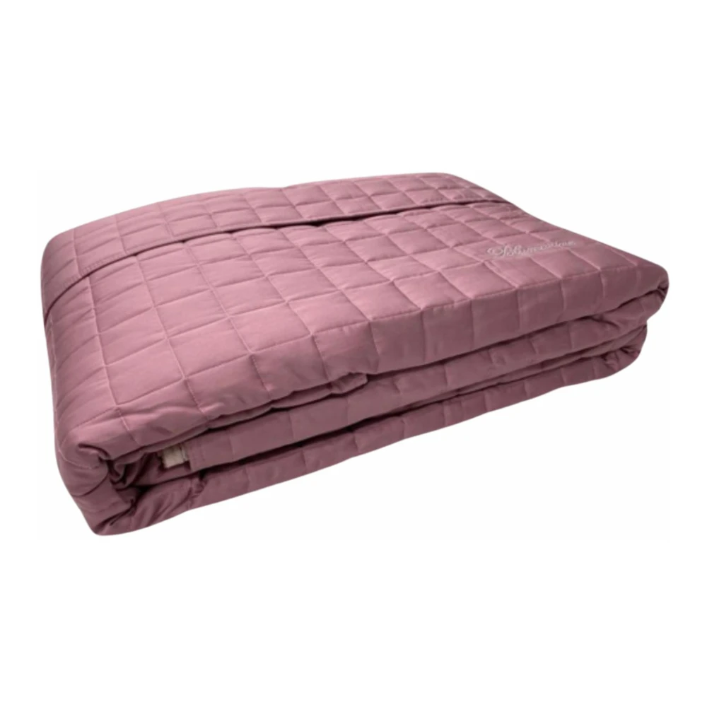 Blumarine Bedspreads Purple Unisex