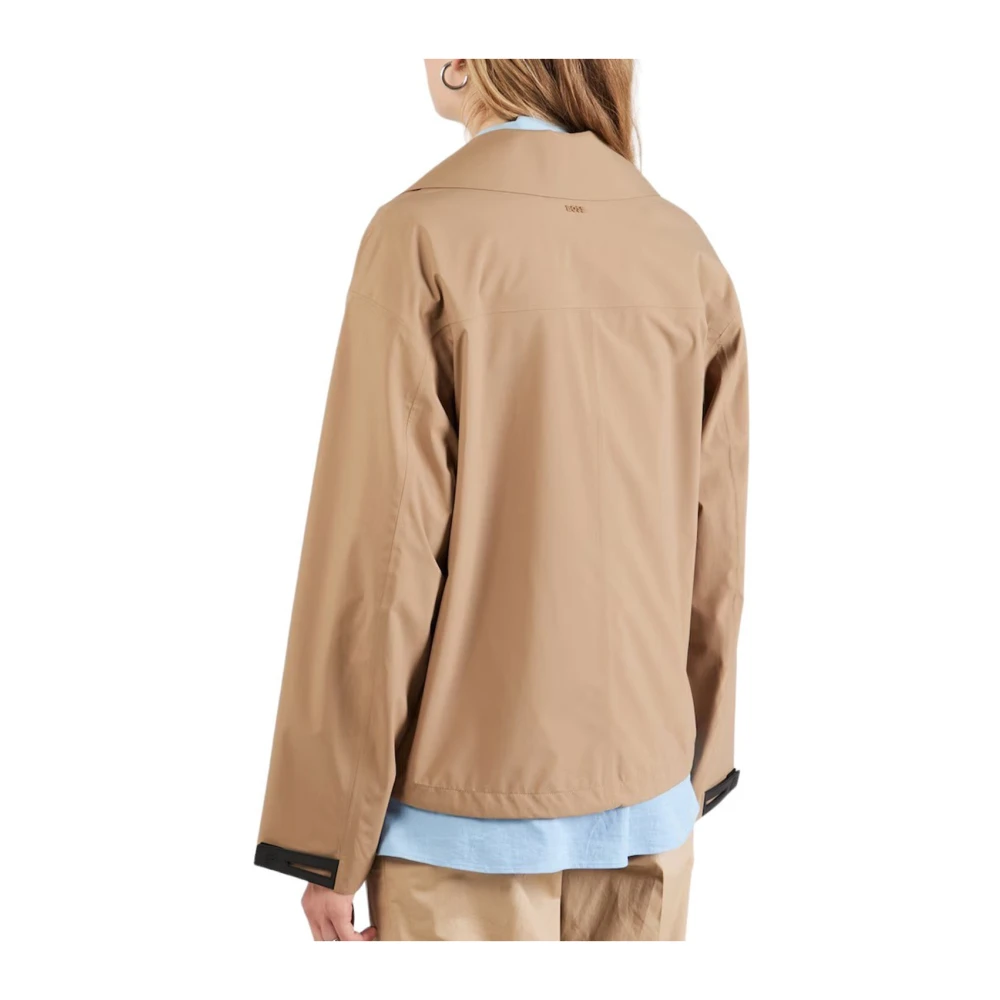 Boss Beige Open Jas met Pamulla Stijl Beige Dames
