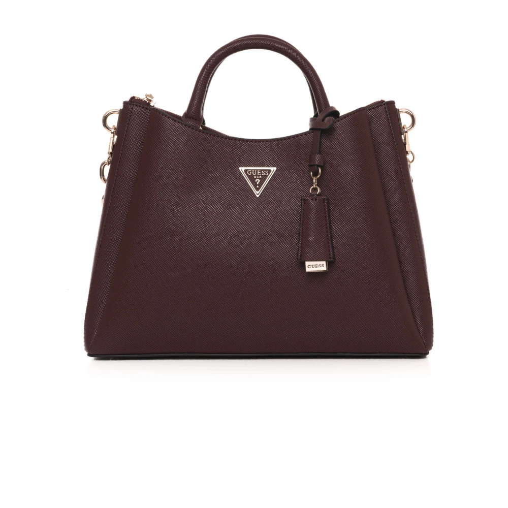Guess Eco Gloriana Handtas met Schouderband Brown Dames