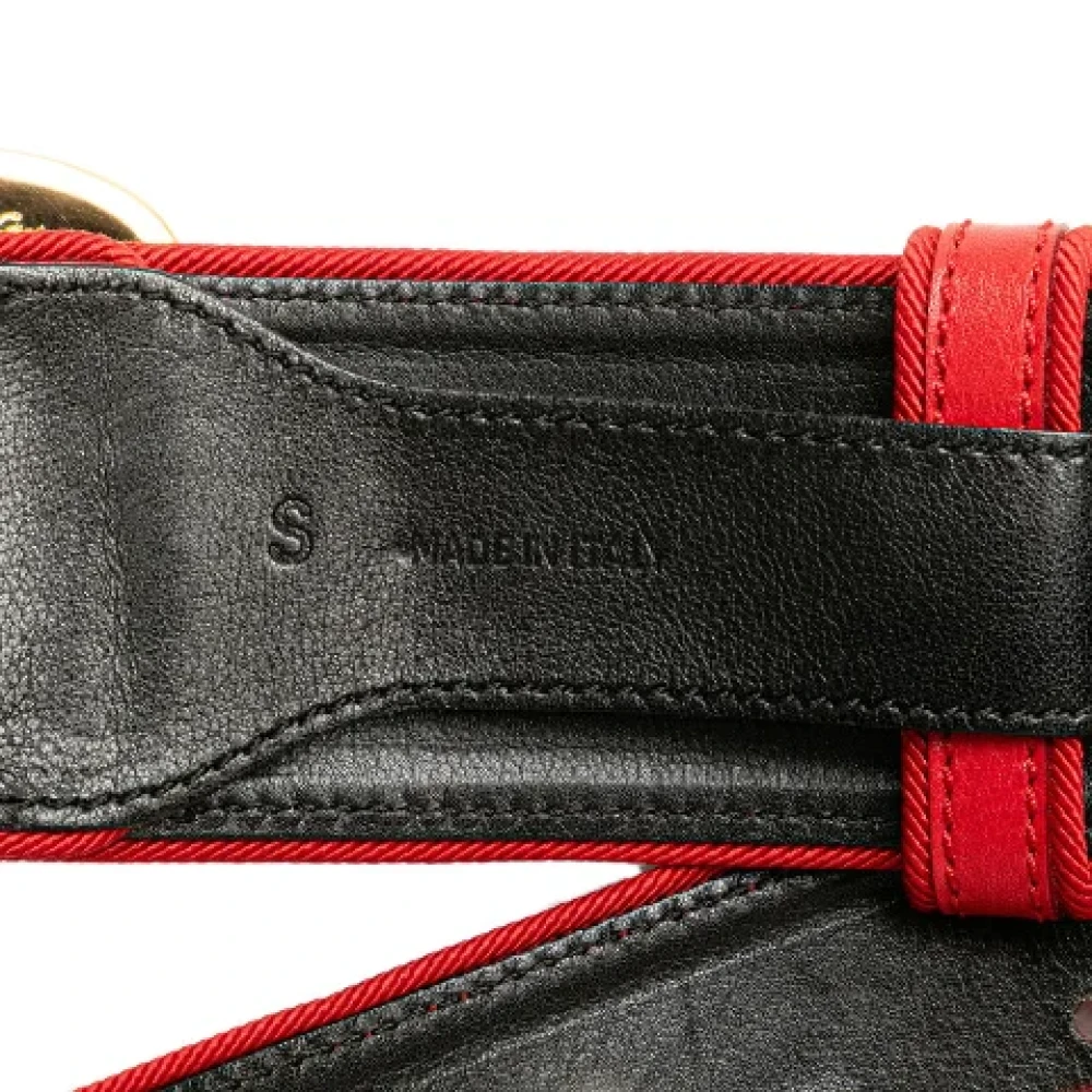 Cartier Vintage Pre-owned Leather belts Red Dames