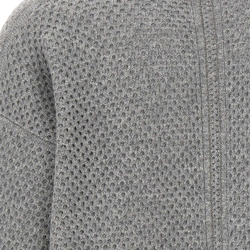 Fabiana Filippi Grijze Wol Zijde Kasjmier Trui Gray Dames