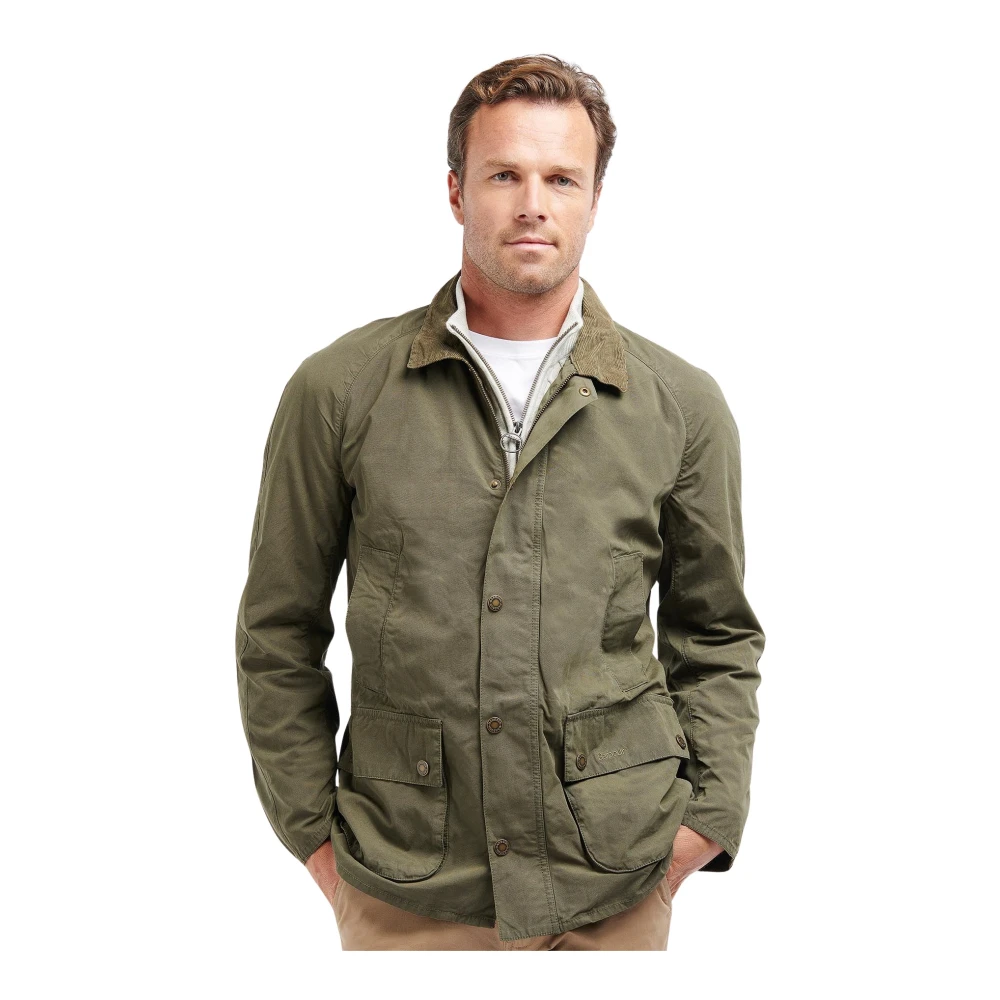 Barbour Men's Green Light Jackets, Xl, Ashby Casual Jacket