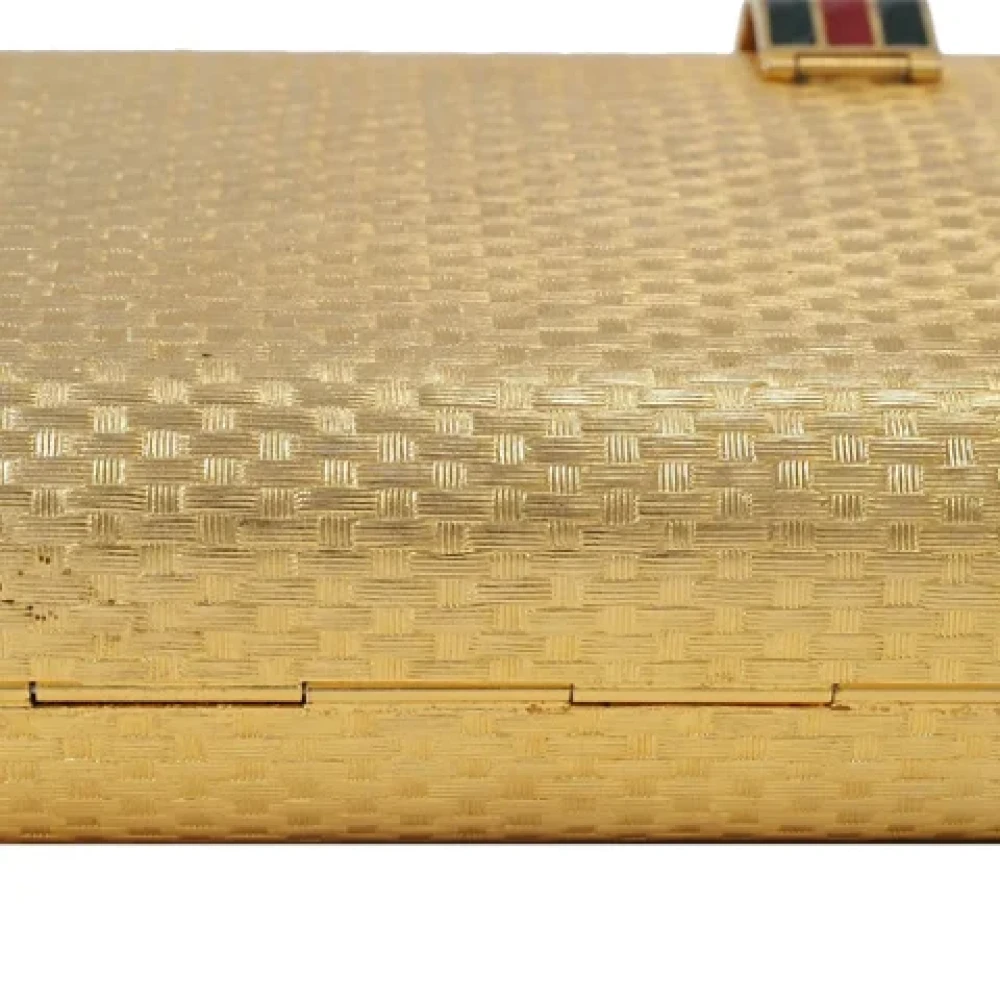 Gucci Vintage Pre-owned Metal gucci-bags Yellow Dames