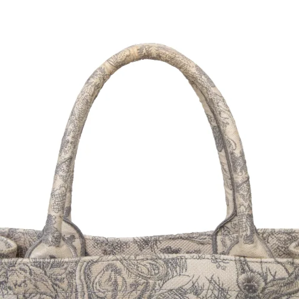 Dior Vintage Pre-owned Canvas dior-bags Gray Dames