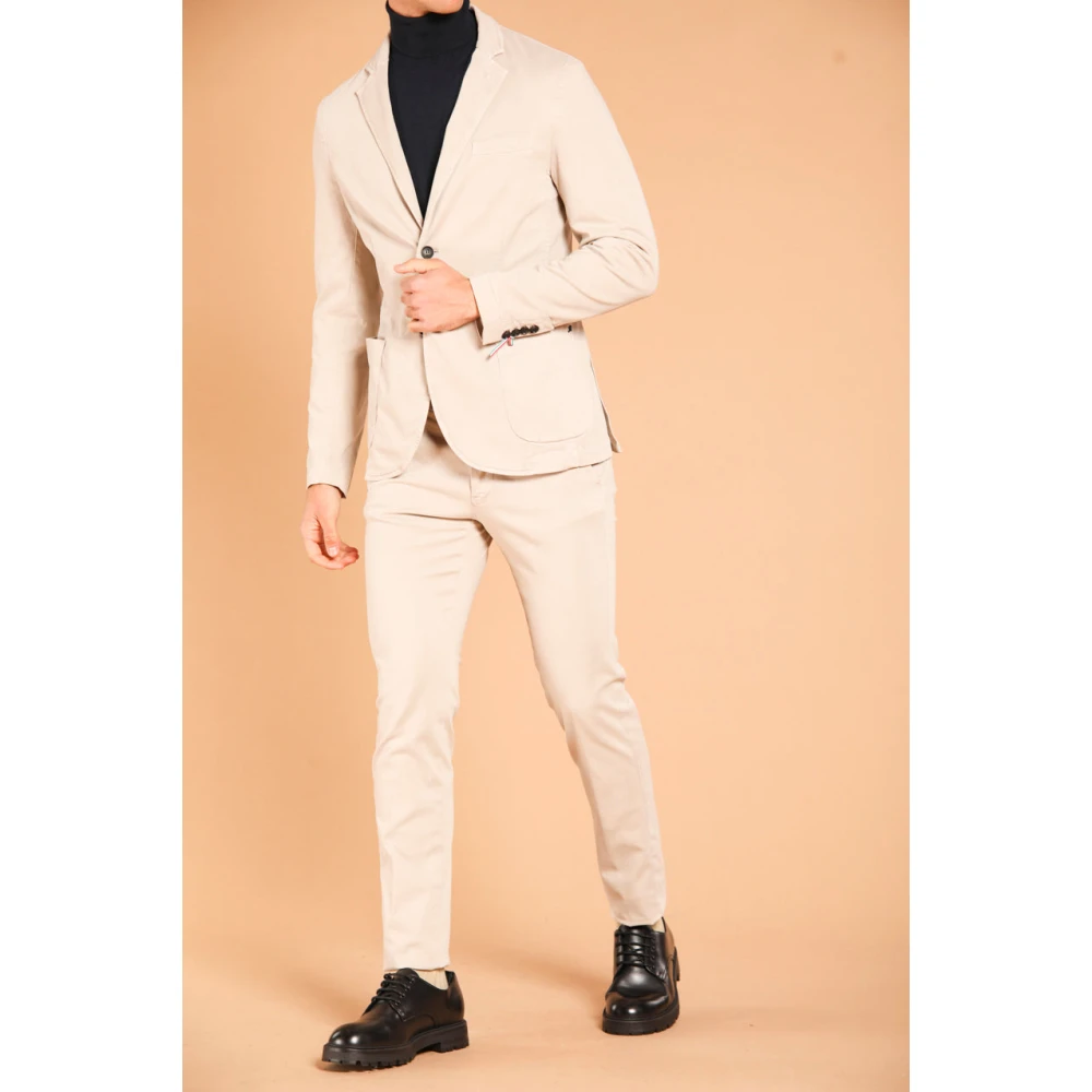 Mason's Da Vinci blazer in gabardine regular fit Beige Heren