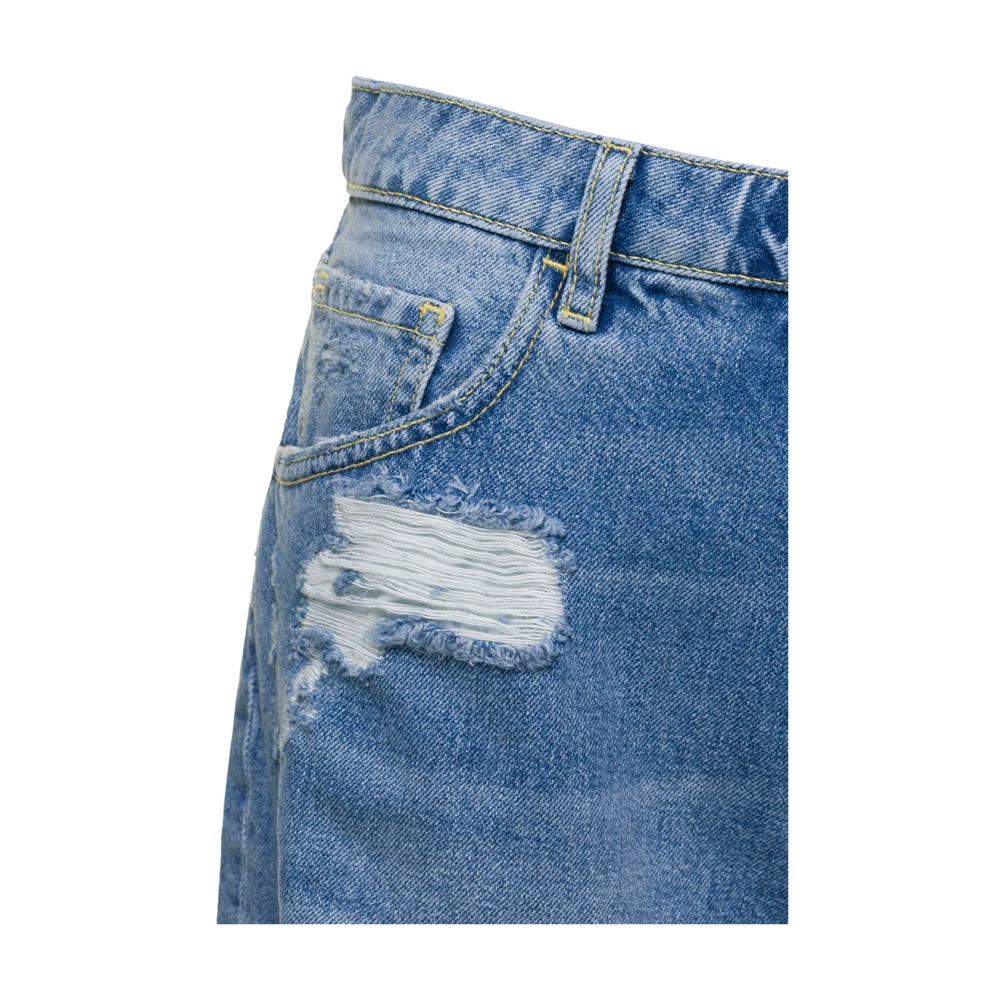 Icon Denim Shorts Blue Dames