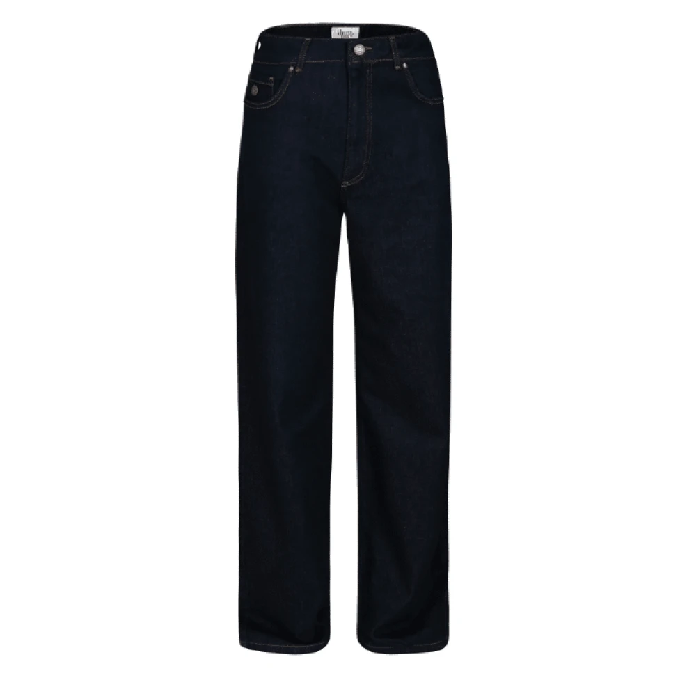 DNM Pure Retro-chique wijde pijp jeans Blue Dames